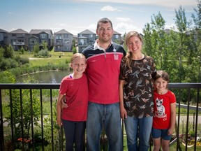 Colin and Kari Herbert, with their children Ella and Eden, are moving to Skogan Court in Deadman's Flats.