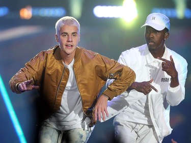 Justin Bieber performshis Purpose World Tour  in Calgary at the Saddledome Monday evening June 13, 2016.