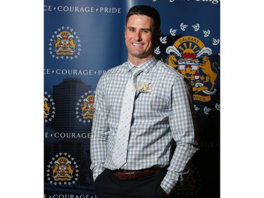 John Eddy is pictured at the BMO Centre as the Calgary Police host the annual Chief's Awards Gala Thursday evening June 2, 2016. In September 2015 Eddy performed CPR on man who had a heart attack at the wheel of his car.