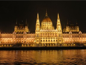 Beautiful Budapest by night.