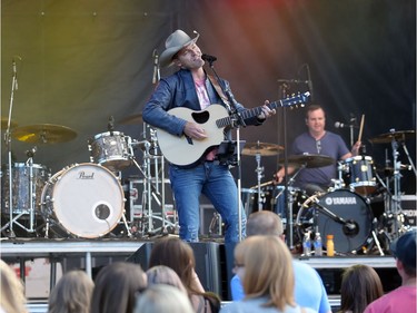 George Canyon opens the show at Joe Colborne's Forces Benefit Thursday evening June 23, 2016 at the Military Museums.