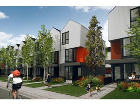 An artist's rendering of the front exterior of Arrive at Bowness.