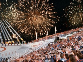 The 1988 Calgary Olympic Winter Games' closing ceremonies featured a spectacular fireworks display. A city committee is exploring a bid for the 2026 Games.