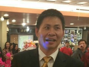 Facebook photo of Dr.Tiejun Huang who was stabbed to death at his Chinese medicine centre in Calgary, Alberta on Thursday, June 16, 2016.