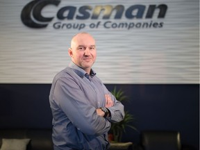 FORT MCMURRAY, ALTA: FEBRUARY 2, 2015 -- Ben Dutton, President and CEO of Casman Group of Companies poses for a photo in Fort McMurray, Alta. on February 2, 2015