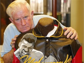 Frank Sisson, long time bowling, entertainment and casino entrepreneur with some of his treasured Muhammad Ali memorabilia  in Calgary, Alta., on Friday, June 3, 2016. Muhammad Ali, the legendary heavyweight boxing champion, died at the age of 74.