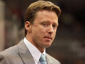 Glen Gulutzan as Dallas Stars head coach in 2010.