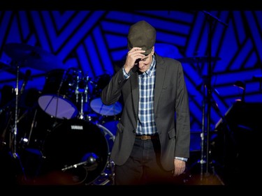 James Taylor hits the stage at the Scotiabank Saddledome in Calgary, Alta., on Wednesday, June 8, 2016. Lyle Aspinall/Postmedia Network