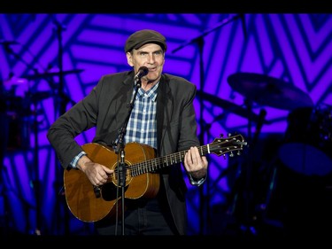 James Taylor performs at the Scotiabank Saddledome in Calgary, Alta., on Wednesday, June 8, 2016. Lyle Aspinall/Postmedia Network