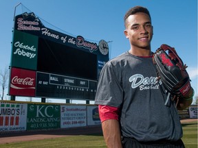 Calgary baseball player Clayton Keyes.