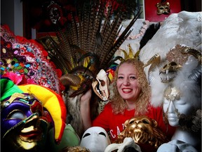 Olga Semanova is taking her hobby of making elaborate masks to the stage, in a production at the University of Calgary.