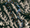 Grizzly bear No. 148 took a tour of provincial lands outside of Banff National Park during the past week.