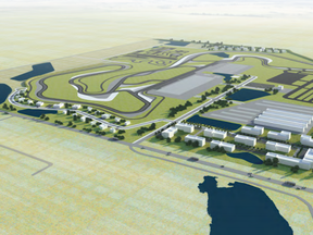 A concept plan for a motorsports facility is being considered by Mountain View County.