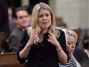 Conservative MP Michelle Rempel asks a question during question period in the House of Commons in Ottawa, Friday, April 22, 2016.