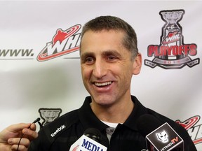 Mark French, head coach of the Calgary Hitmen.