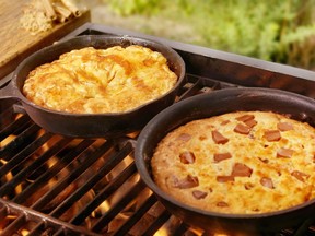 Skillet chocolate chunk cookie skillet apple pie.