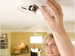 Smoke detectors can save lives only if they're working properly, so check the batteries regularly.