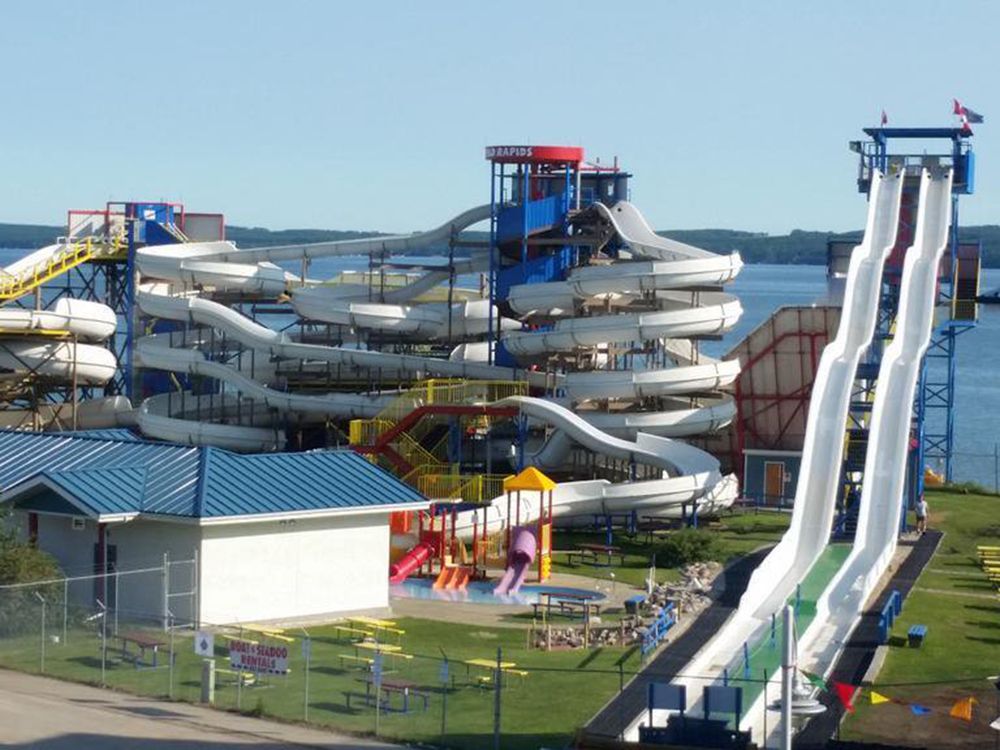 Venerable Sylvan Lake water slide taking final plunges this summer