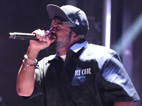Hip hop artist Ice Cube performs at the Bonnaroo Music & Arts Festival in 2014. He closes out the Cowboys Stampede Tent on Sunday.