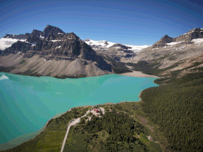 Above_Banff_National_Park_Aerial_Bow_Lake_Num_Ti_Jah_Lodge_Summer_Paul_R1..