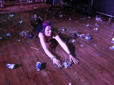 An Insane Clown Posse and dives into the concert aftermath after the band played their set at the Marquee Beer Market in Calgary, Alta. on Tuesday July 12, 2016.