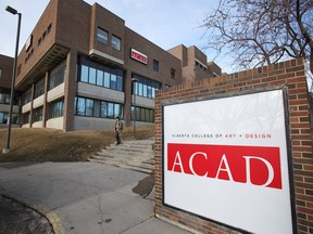 The Alberta College of Art and Design (ACAD) was photographed on Thursday, February 13, 2014.