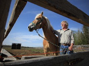 File photo: Steve Critchley, co-founder of the Can Praxis program, northeast of Rocky Mountain House on Saturday, May 12, 2013.