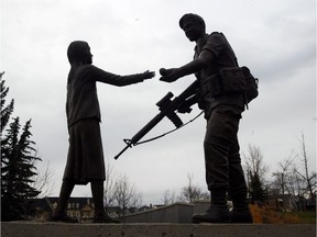 Reader says she used garden tools to remove weeds from Peacekeepers Park.