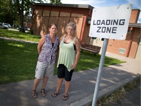 Naomi Stiglic, left and Lois Petersen had children in their special needs summer camp left waiting for hours after problems with Calgary Transit Access service.