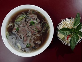 Pho or Beef Noodle Soup .