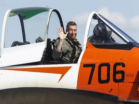 Bruce Evans pictured during the Edmonton Airshow at Villeneuve Airport on August 22, 2015.