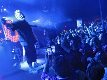 Insane Clown Posse plays the Marquee Beer Market in Calgary, Alta. on Tuesday July 12, 2016.