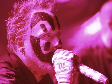 Insane Clown Posse plays the Marquee Beer Market in Calgary, Alta. on Tuesday July 12, 2016.