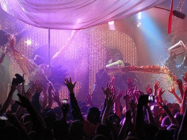 Insane Clown Posse plays the Marquee Beer Market in Calgary, Alta., on Tuesday July 12, 2016.