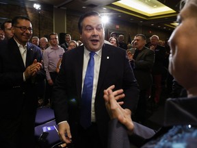 Alberta Conservative MP Jason Kenney arrives at an event announcing he will be seeking the leadership of Alberta's Progressive Conservative party in Calgary, Alta., Wednesday, July 6, 2016.