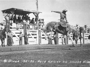 Pete Knight was one of the great cowboys of the Calgary Stampede, but met an early death after a rodeo accident.