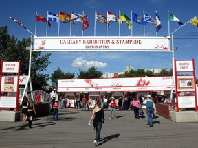 Calgary, AB-20060707 - The Erlton gate of the Calgary Stampede.   Photo by Grant Black/Calgary Herald (For City section story by TBA) 00003525O