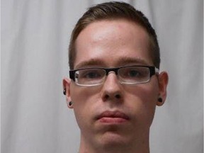 The Calgary Police Service is warning the public about Dustin Roy Williamson, 23, who was released into the Calgary community Thursday, July 14, 2016, after serving a three-year sentence for sexual Interference and child pornography.