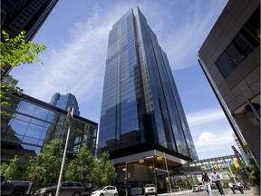 The new Calgary City Centre tower stands in downtown Calgary, Alta., on Monday, June 20, 2016. The 36-storey, 853,000-sq-ft office tower was celebrating its grand opening.