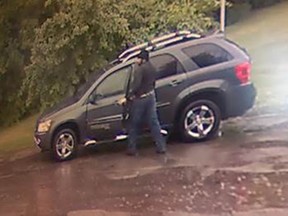 Calgary police released this image of a vehicle being sought in connection with a robbery last June.