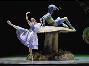 Alberta Ballet Company Artists in Alice in Wonderland.