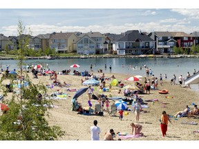 Southeast Calgary, including Auburn Bay, is leading the city's single-family housing starts.