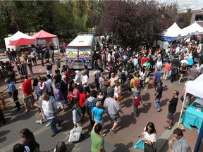 The crowds at Taste of Calgary.