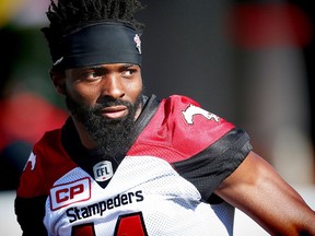 Calgary Stampeders defensive back Josh Bell.