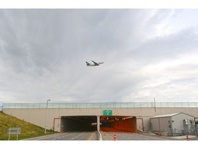 The Calgary airport tunnel was photographed on Thursday August 17, 2016.