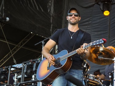 Chad Brownlee performs at day 3 of Country Thunder at Prairie Winds Park in Calgary, Ab., on Sunday August 21, 2016. Mike Drew/Postmedia