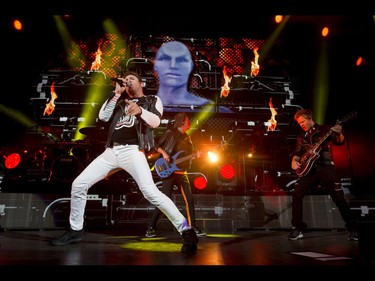 Duran Duran performs at the Scotiabank Saddledome in Calgary last year.