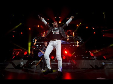 Duran Duran performs at the Scotiabank Saddledome in Calgary, Alta., on Tuesday, Aug. 30, 2016. They were on the road in support of their 14th studio album Paper Gods. Lyle Aspinall/Postmedia Network