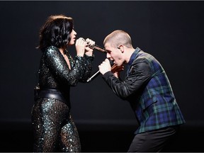 Demi Lovato and Nick Jonas are currently touring together.
