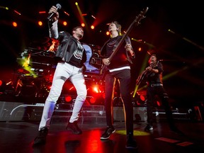 Duran Duran performs at the Scotiabank Saddledome on Tuesday.